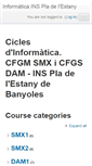 Mobile Screenshot of info.inspladelestany.cat